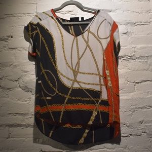 Trendy Chain and Link Blouse